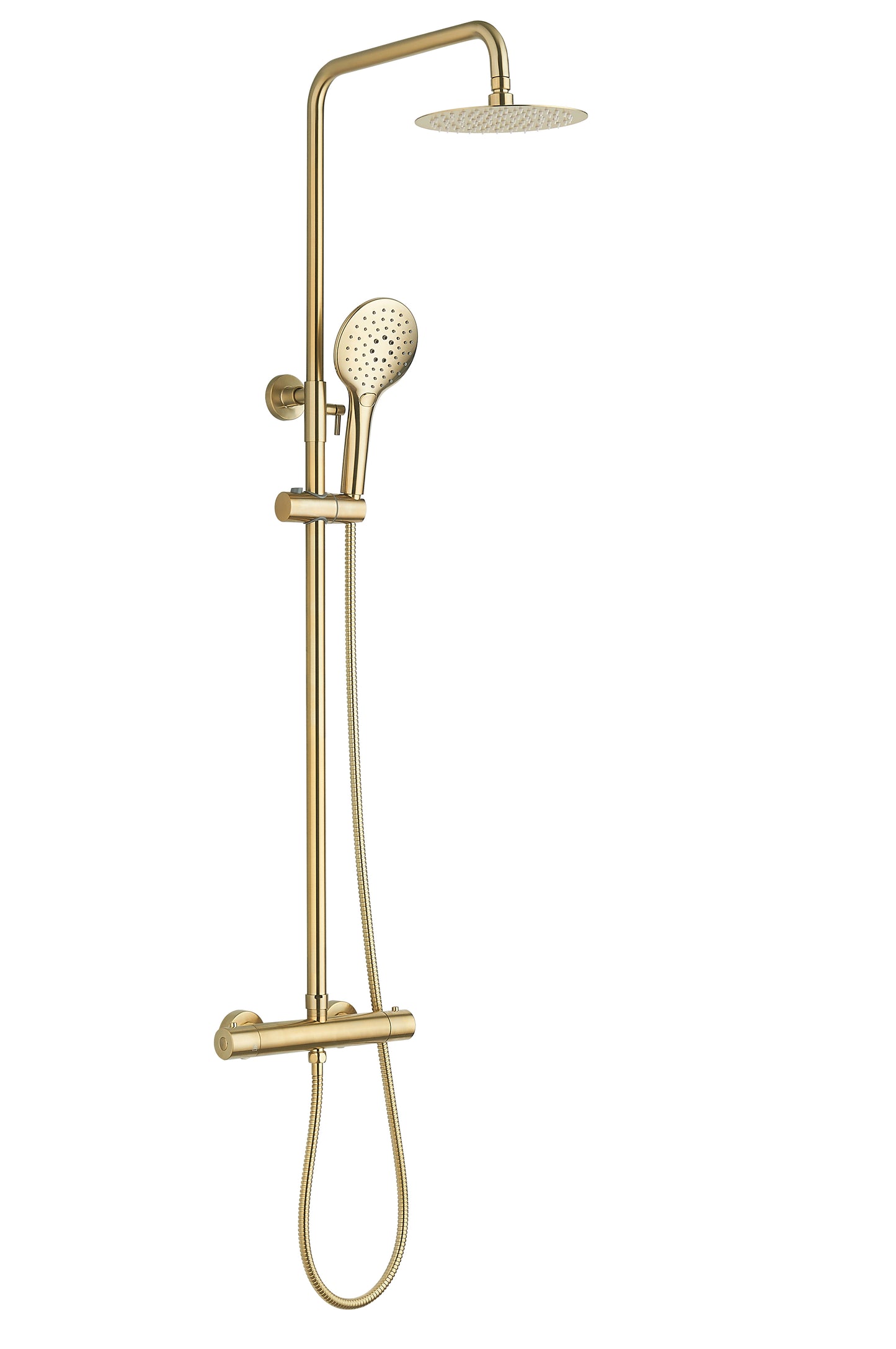 Tailored Bathrooms Menai Premium Round Thermostatic Overhead Shower Kit