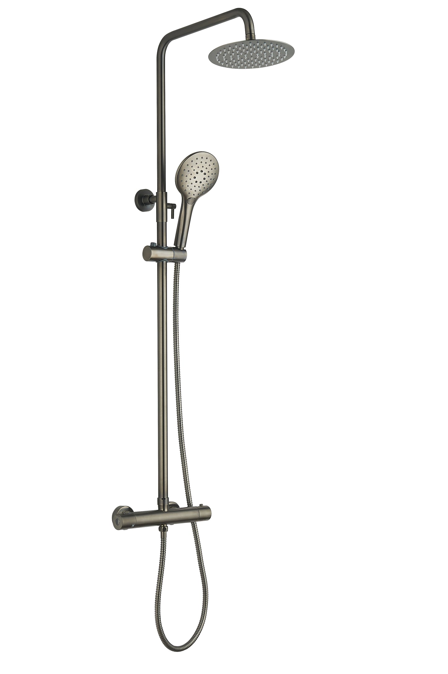 Tailored Bathrooms Menai Premium Round Thermostatic Overhead Shower Kit