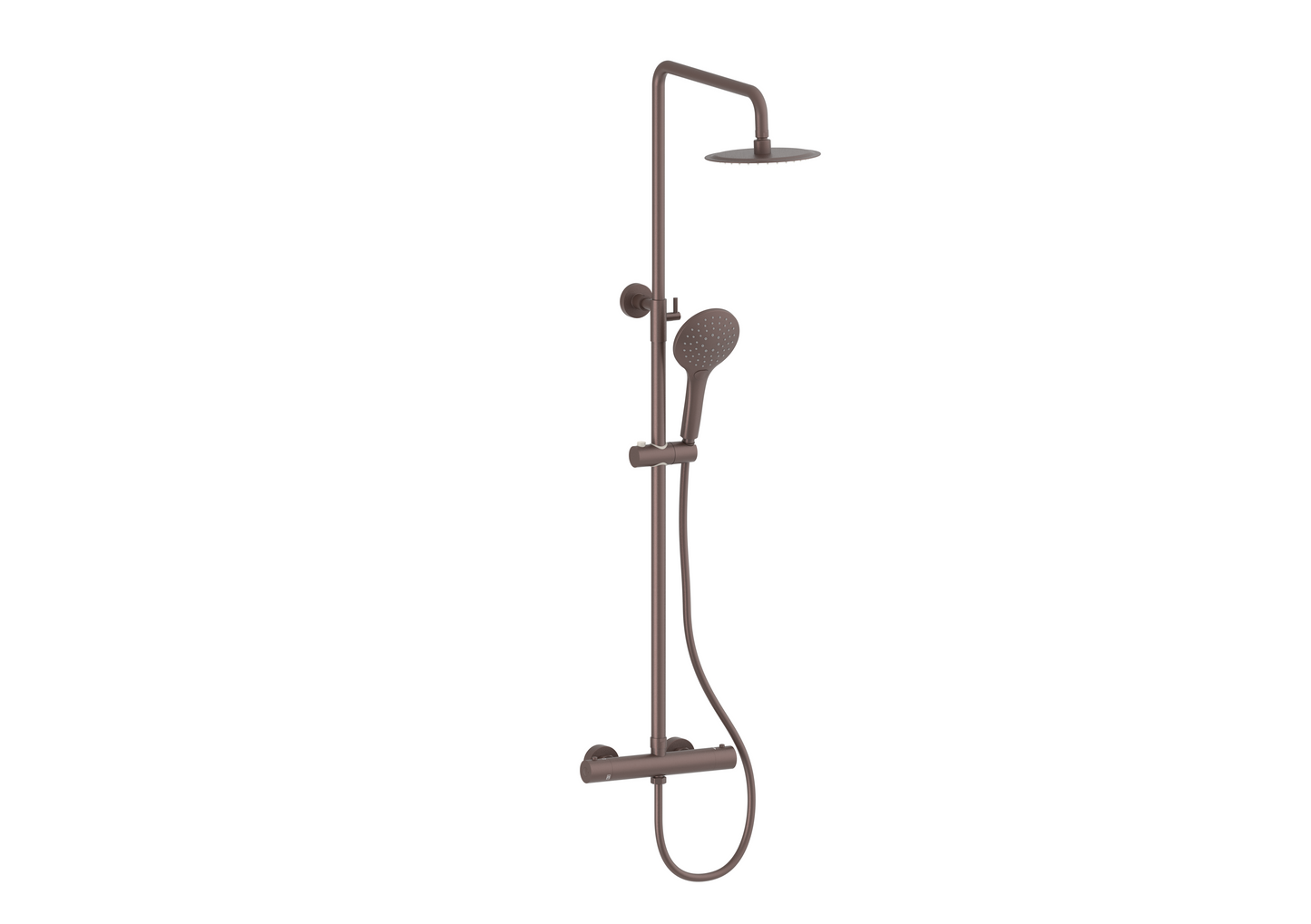 Tailored Bathrooms Menai Premium Round Thermostatic Overhead Shower Kit