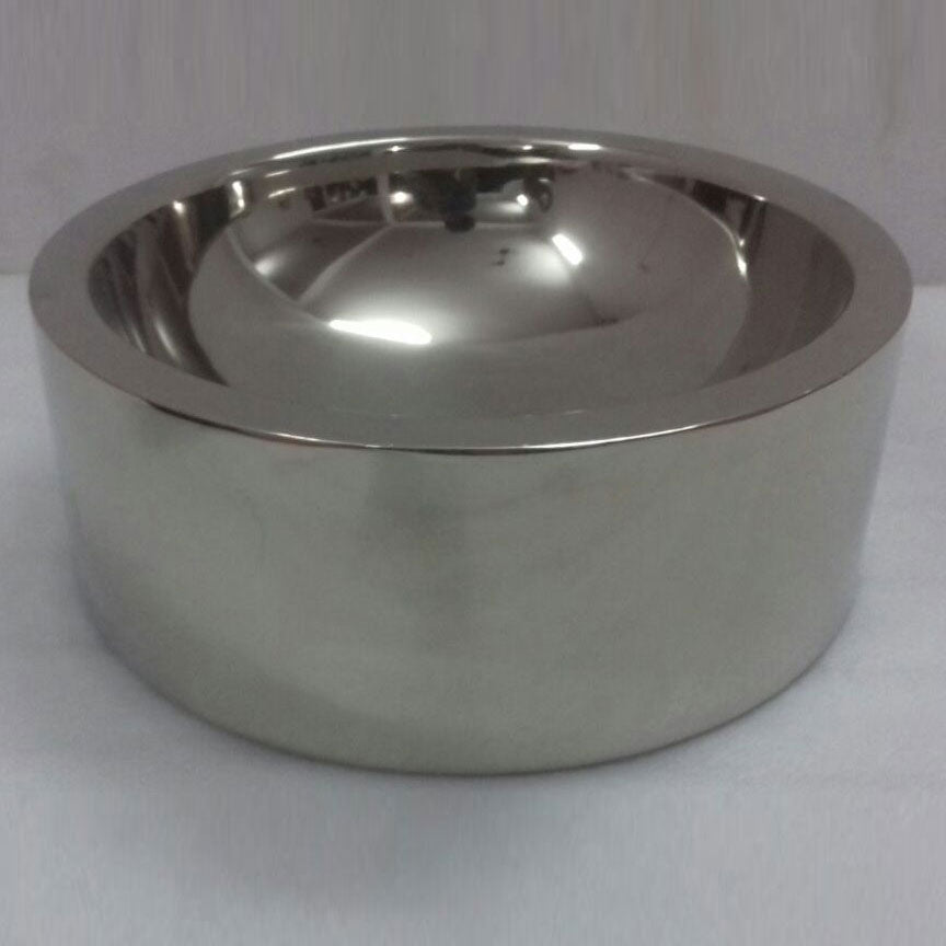 Coppersmith Creations Double Wall Copper Sink Nickel Finish Inside Outside