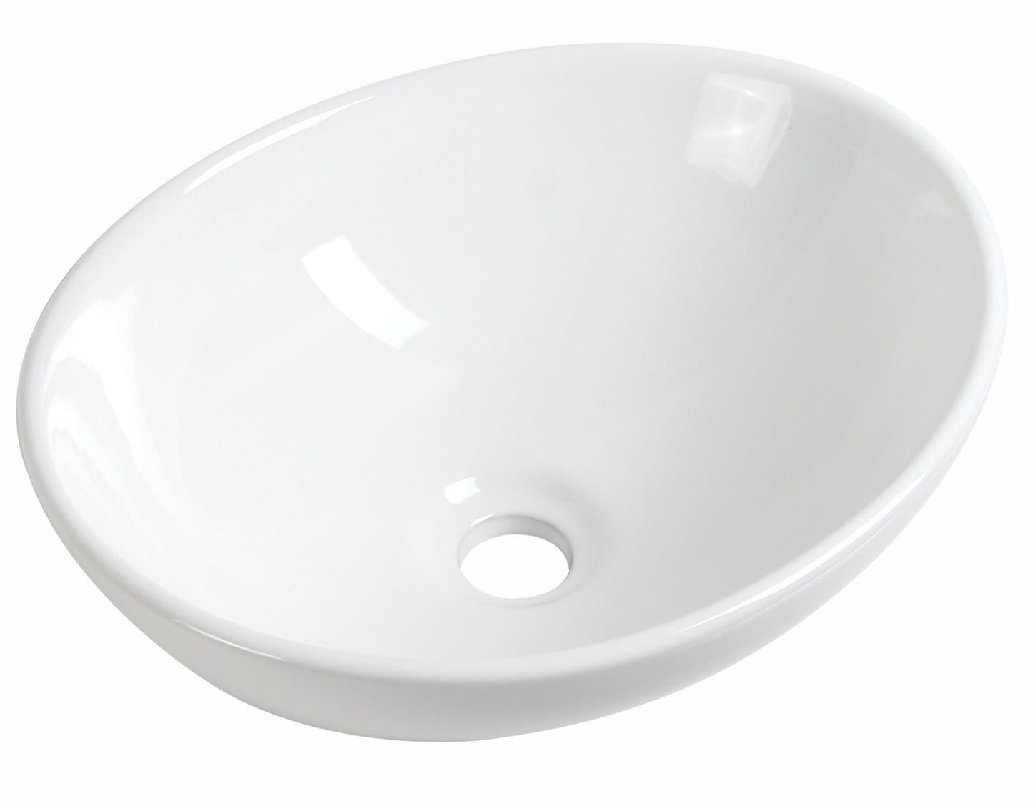 Tailored Bathrooms Pisa Countertop Ceramic Basin - 400x330x145mm