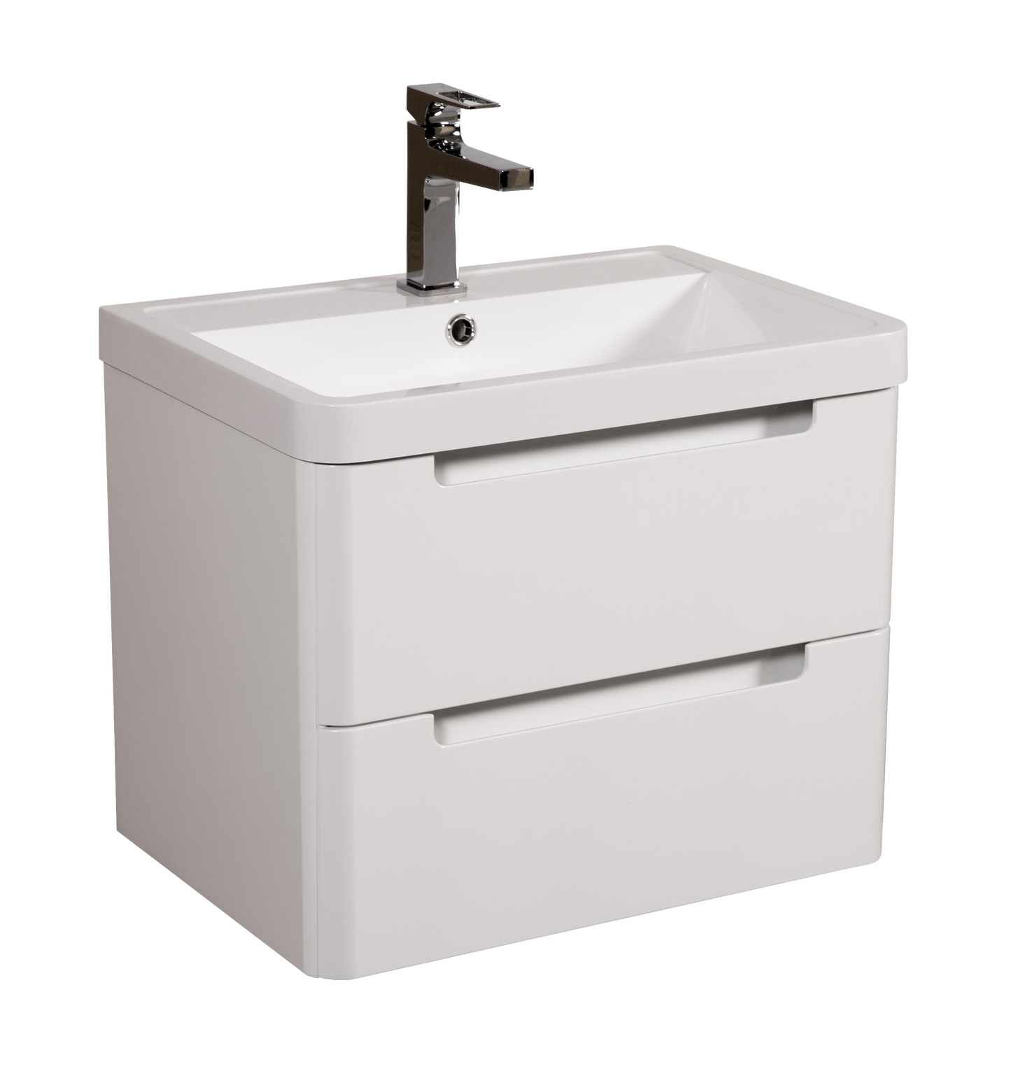 Tailored Bathrooms Monza 600mm Wall Hung Vanity Unity & Basin | Sleek Storage with a Modern Edge