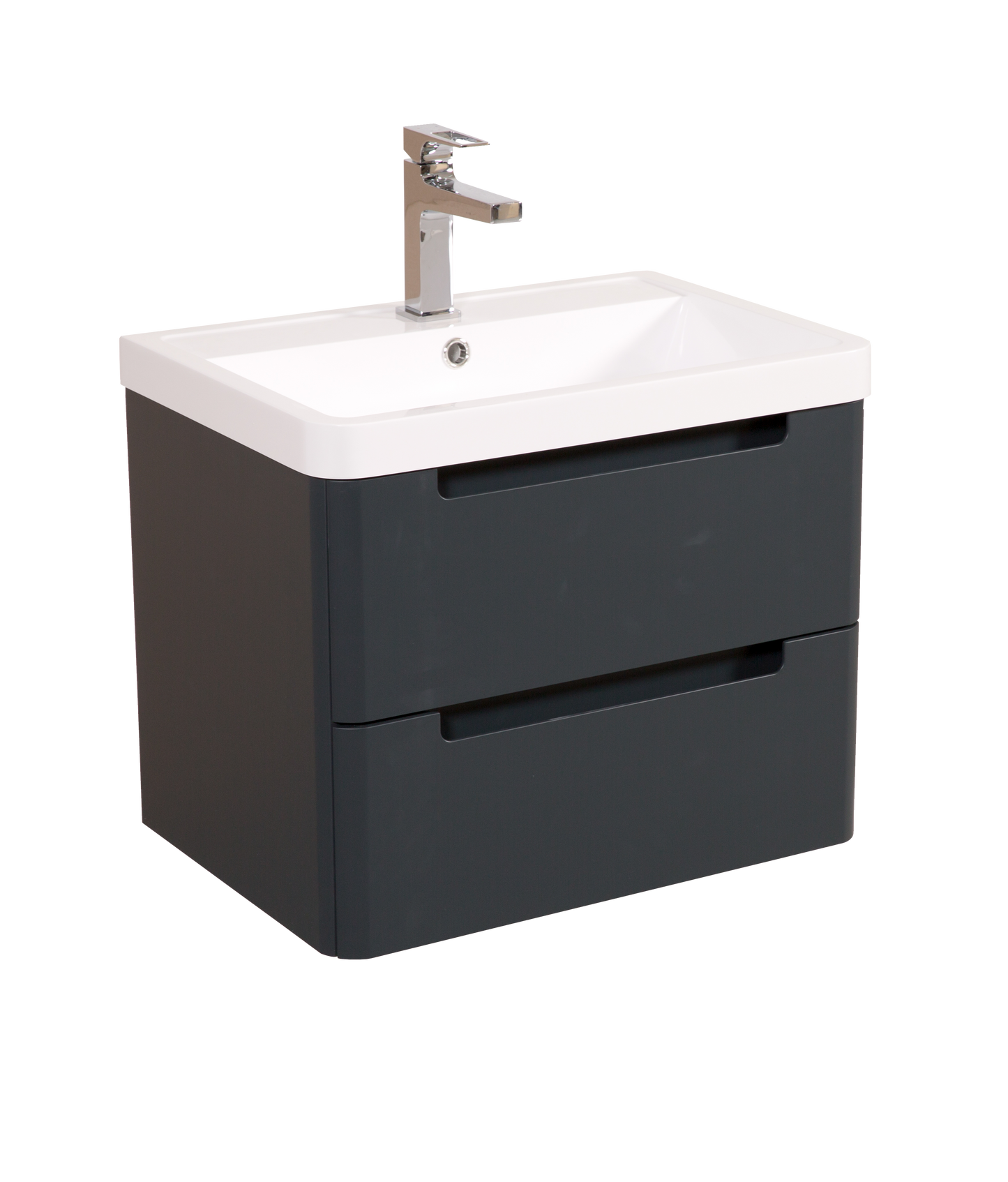 Tailored Bathrooms Monza 600mm Wall Hung Vanity Unity & Basin | Sleek Storage with a Modern Edge