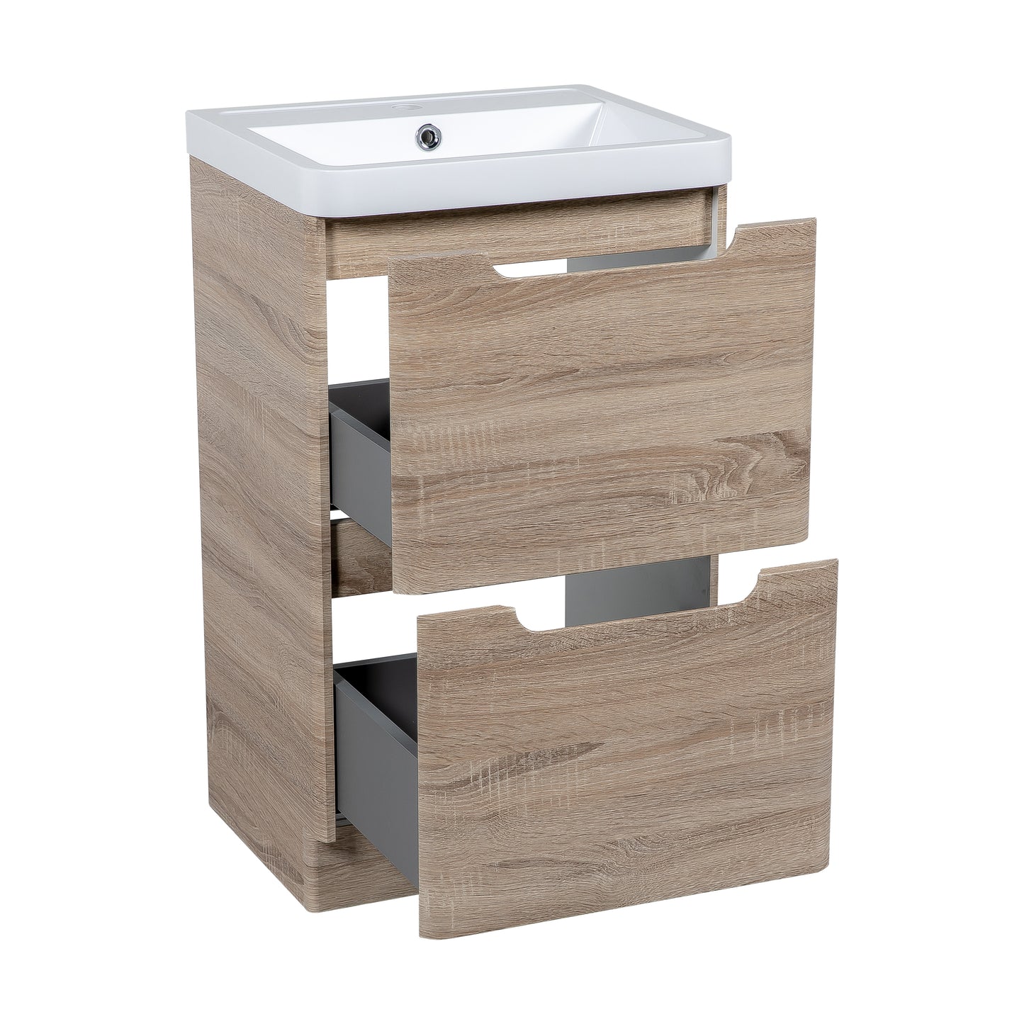 Tailored Bathrooms Monza 500mm Vanity & Basin | Floor Standing