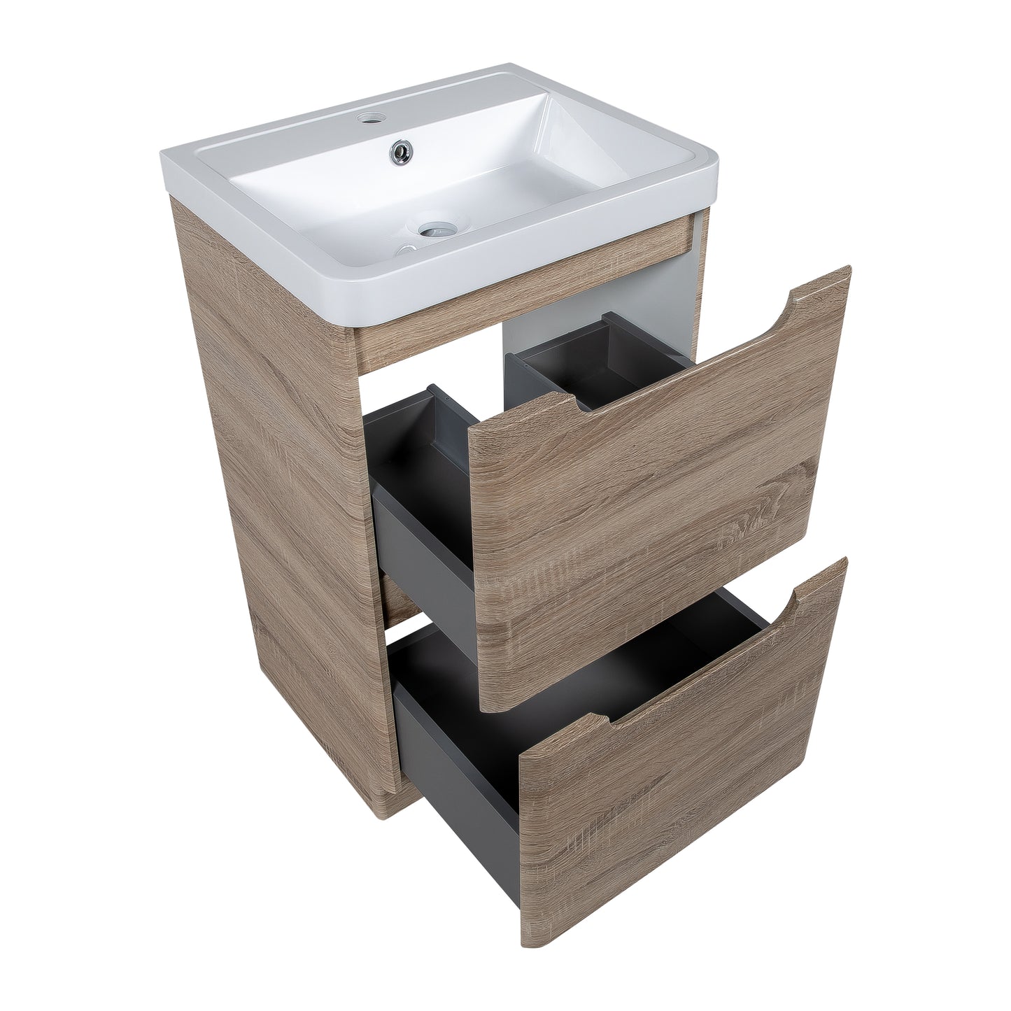 Tailored Bathrooms Monza 500mm Vanity & Basin | Floor Standing