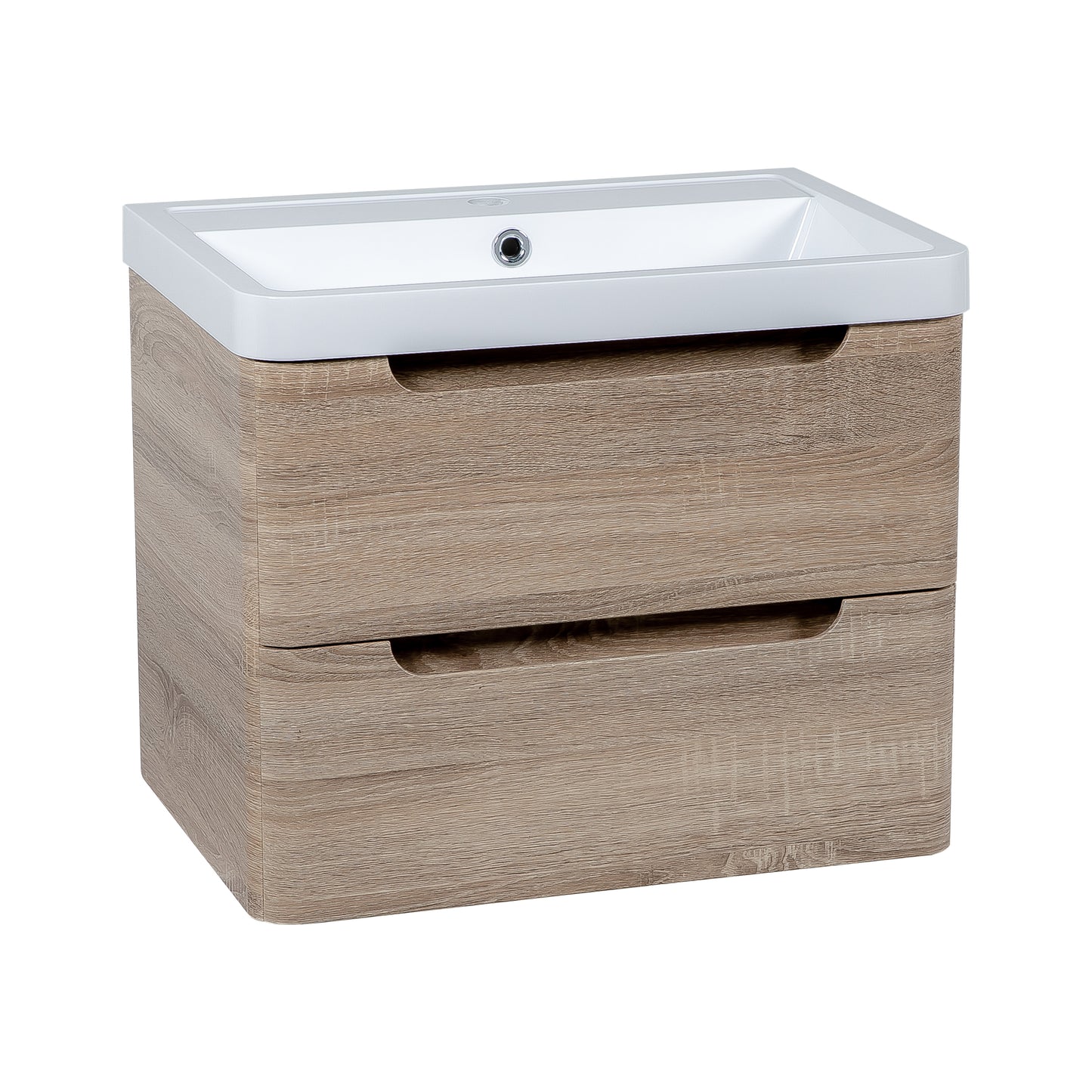 Tailored Bathrooms Monza 600mm Wall Hung Vanity Unity & Basin | Sleek Storage with a Modern Edge