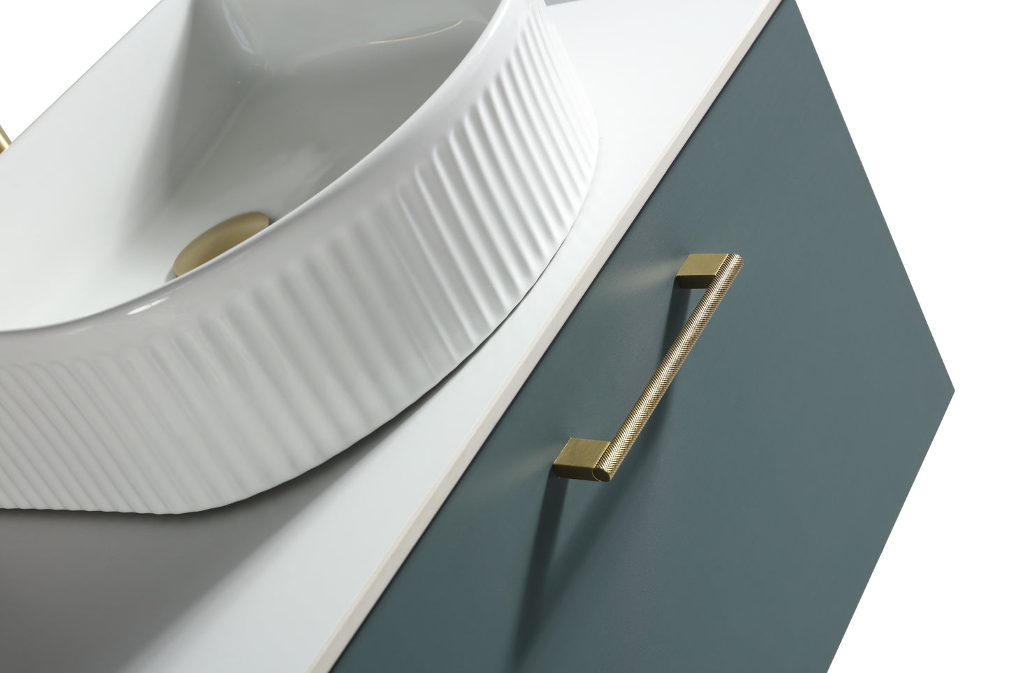 Tailored Bathrooms Piatta 600mm Wall Hung Vanity Unit with Sintered Stone Countertop