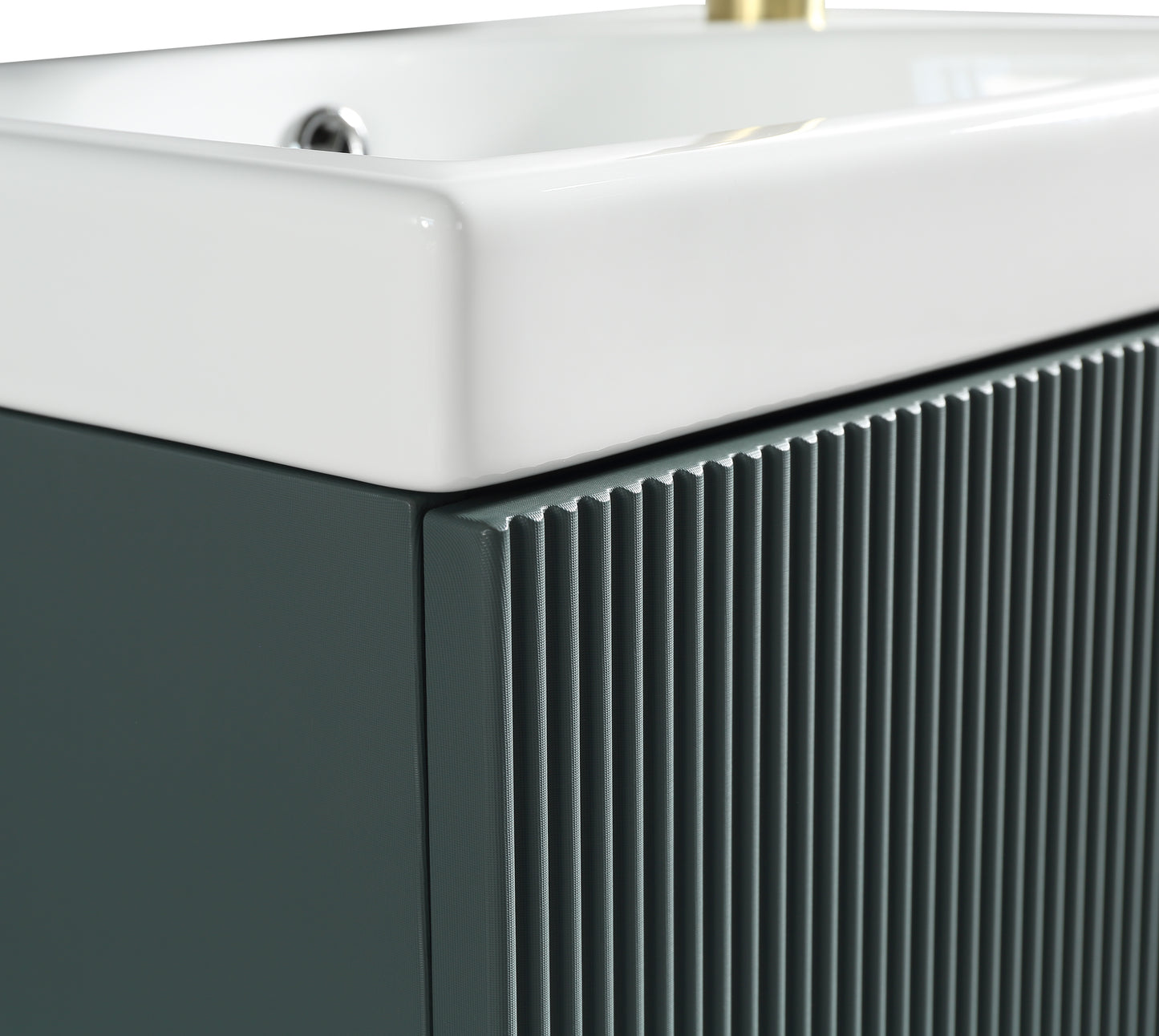 Tailored Bathrooms Flauto Mini 450mm Wall Hung Cloakroom Vanity Unit & Basin