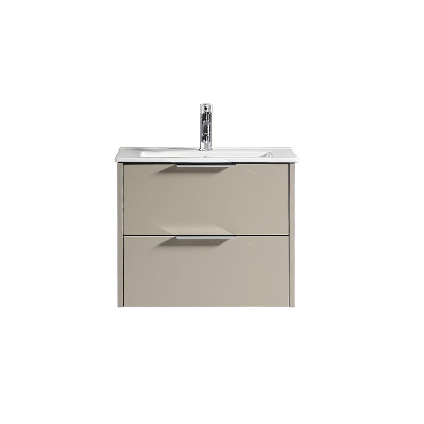 Tailored Bathrooms Sora 600mm Wall Hung Vanity Unit & Basin – Two Drawer