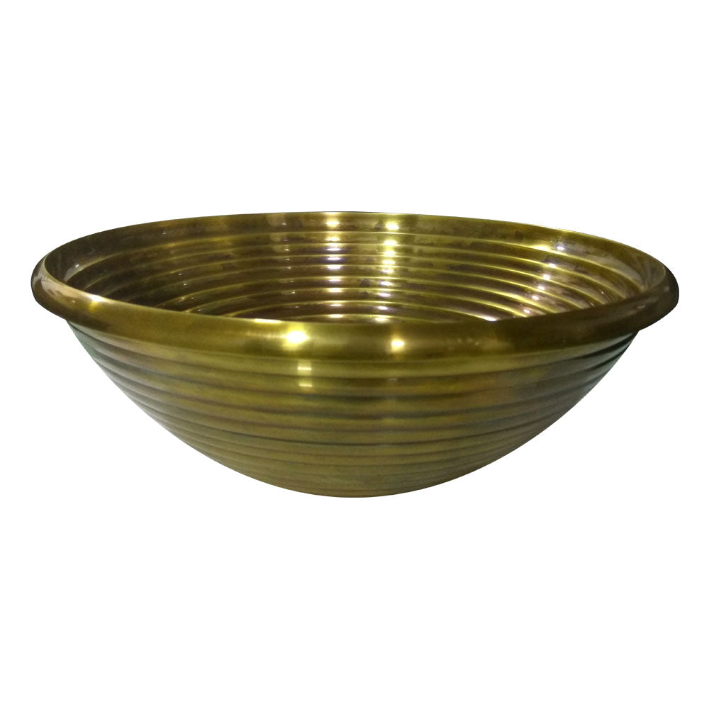 Coppersmith Creations Cast Bronze Sink Round Antique Bronze Finish