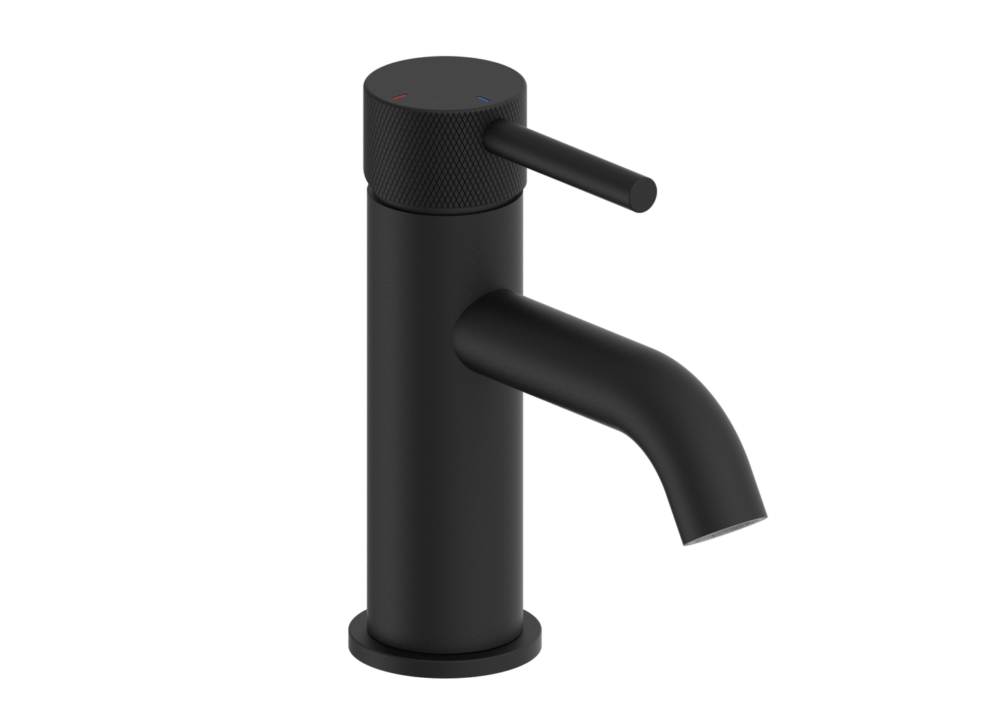Tailored Bathrooms Redondo Round ECO Control / Cold Water Start Basin Mixer – Brushed Brass, Brushed Bronze, Chrome, or Black