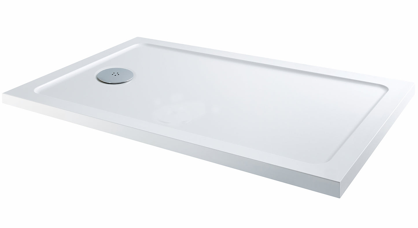 Tailored Bathrooms Low Profile Shower Tray – Rectangle | Sleek, Durable & Eco-Friendly Design