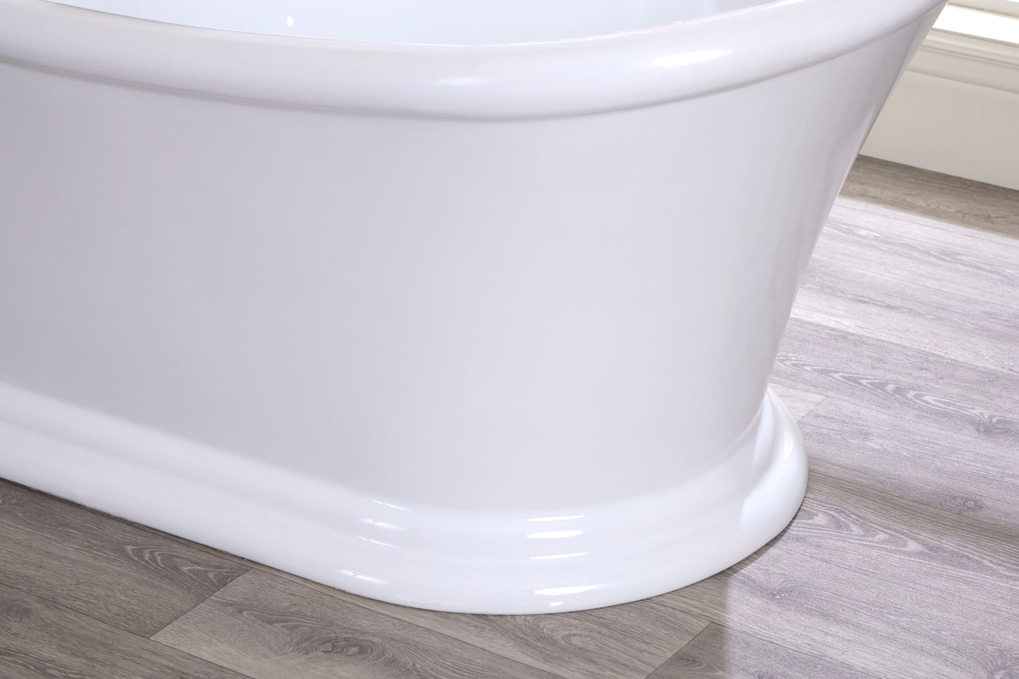 Roll Top Bath Company Mae Freestanding Bath – Traditional Acrylic Spa-Inspired Bathtub