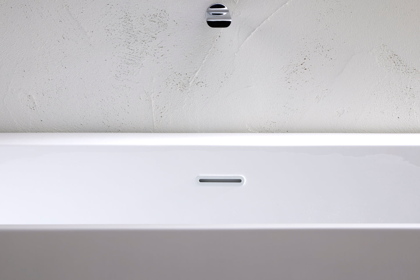 Roll Top Bath Company Julie Freestanding Bath – Compact Back-to-Wall Acrylic Bathtub