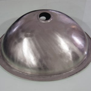 Coppersmith Creations Hammered Single Wall Steel Sink