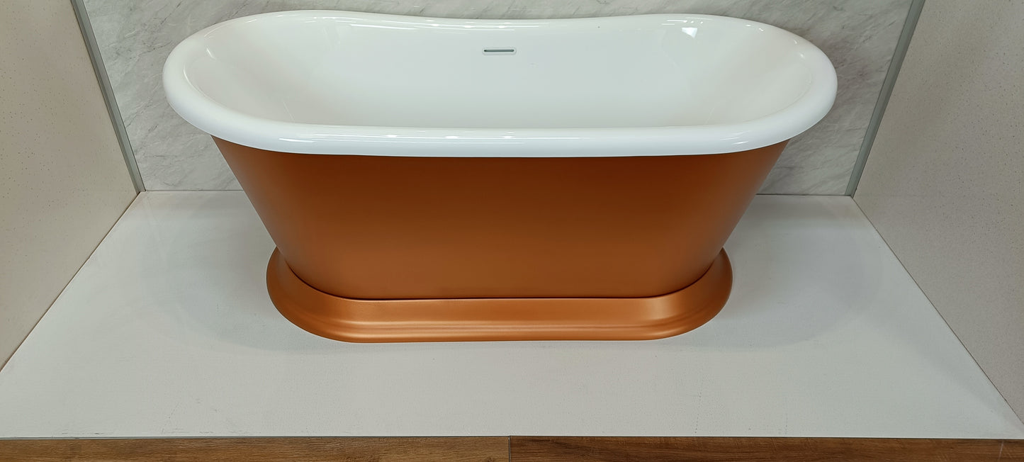Roll Top Bath Company Audrey Freestanding Bath – Traditional Roll Top Acrylic Bathtub