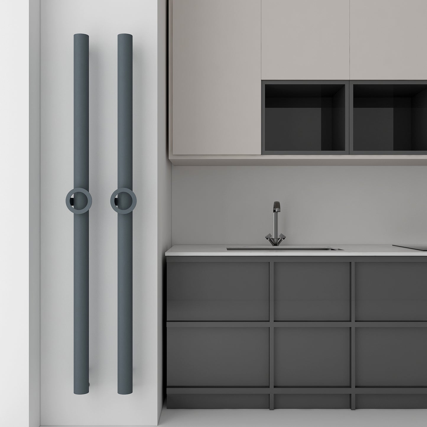 Carisa Otto Single Electric Aluminium Towel Dryer