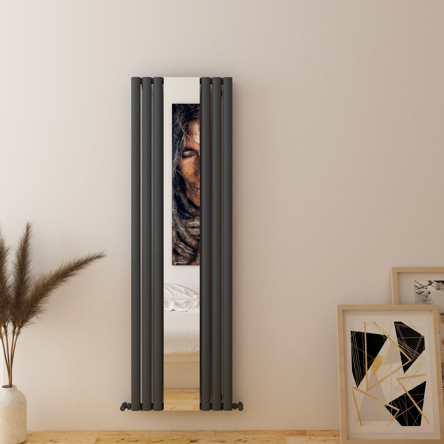 Carisa Tallis Mirror Aluminium Radiator