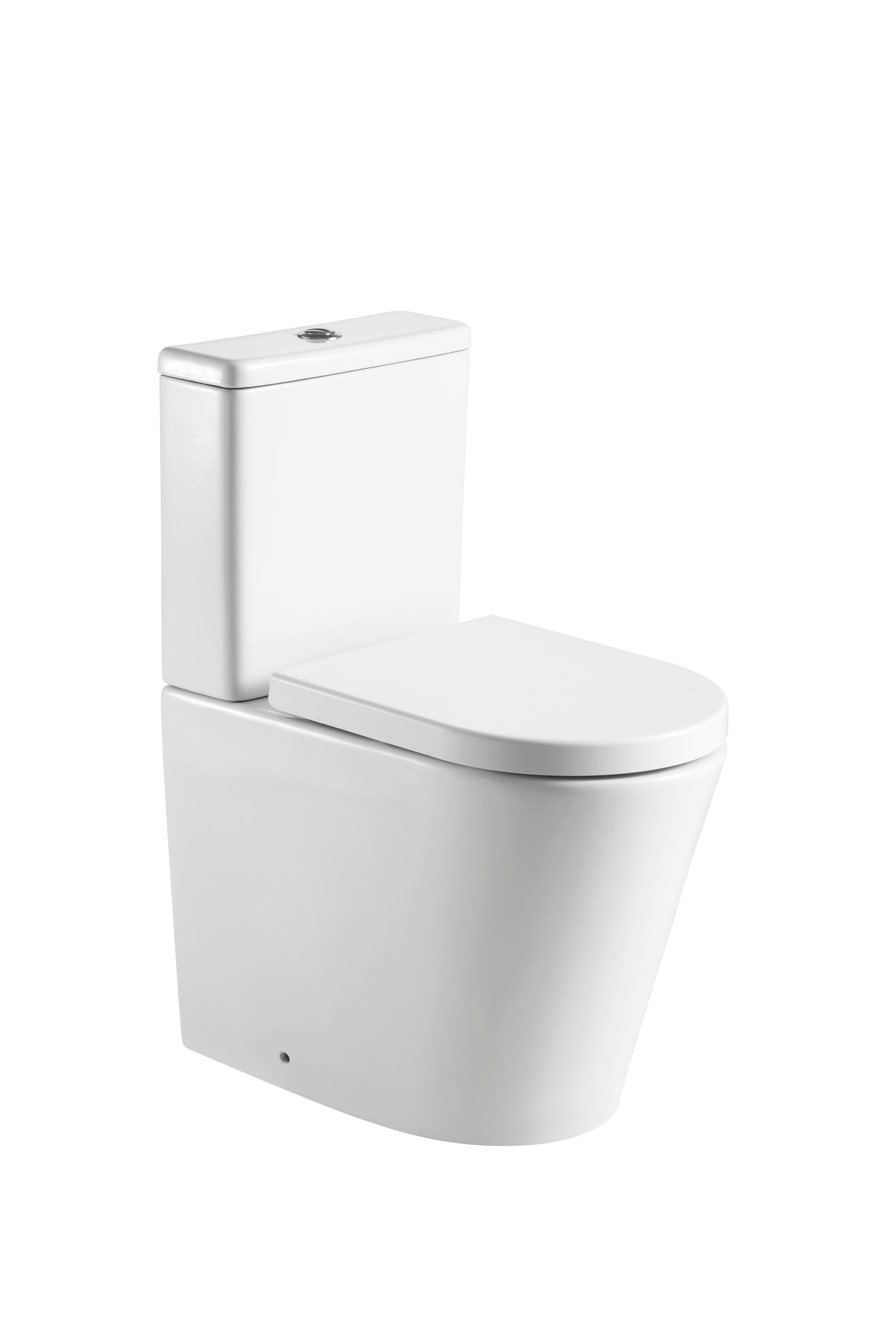 Tailored Bathrooms Ferrara Rimless Comfort Height D Shape Pan, Seat & Fittings