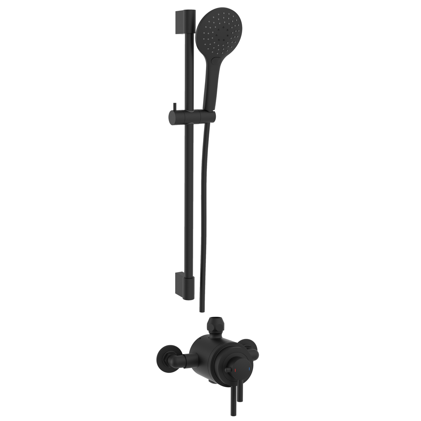 Tailored Bathrooms Conwy Concentric Dual Control Shower Kit – Brushed Brass