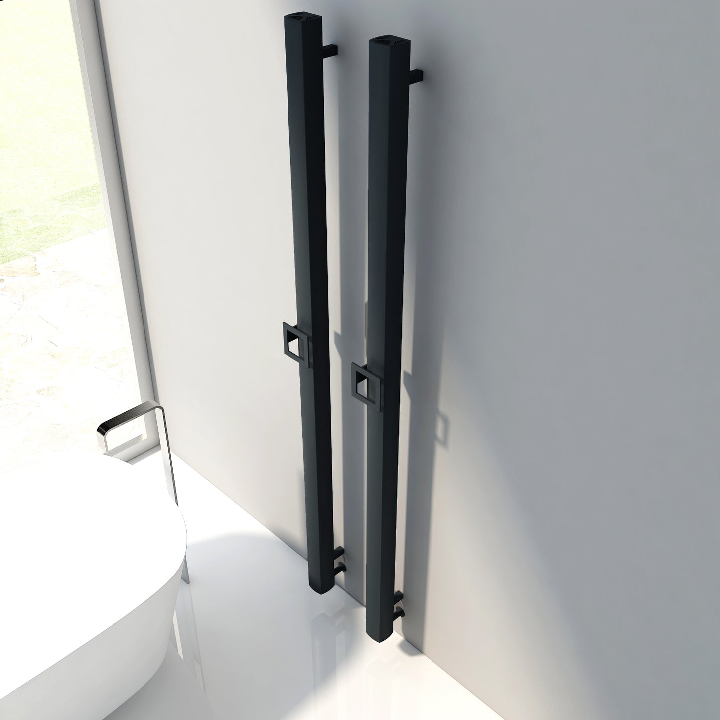 Carisa Vesta Single Electric Aluminium Towel Dryer