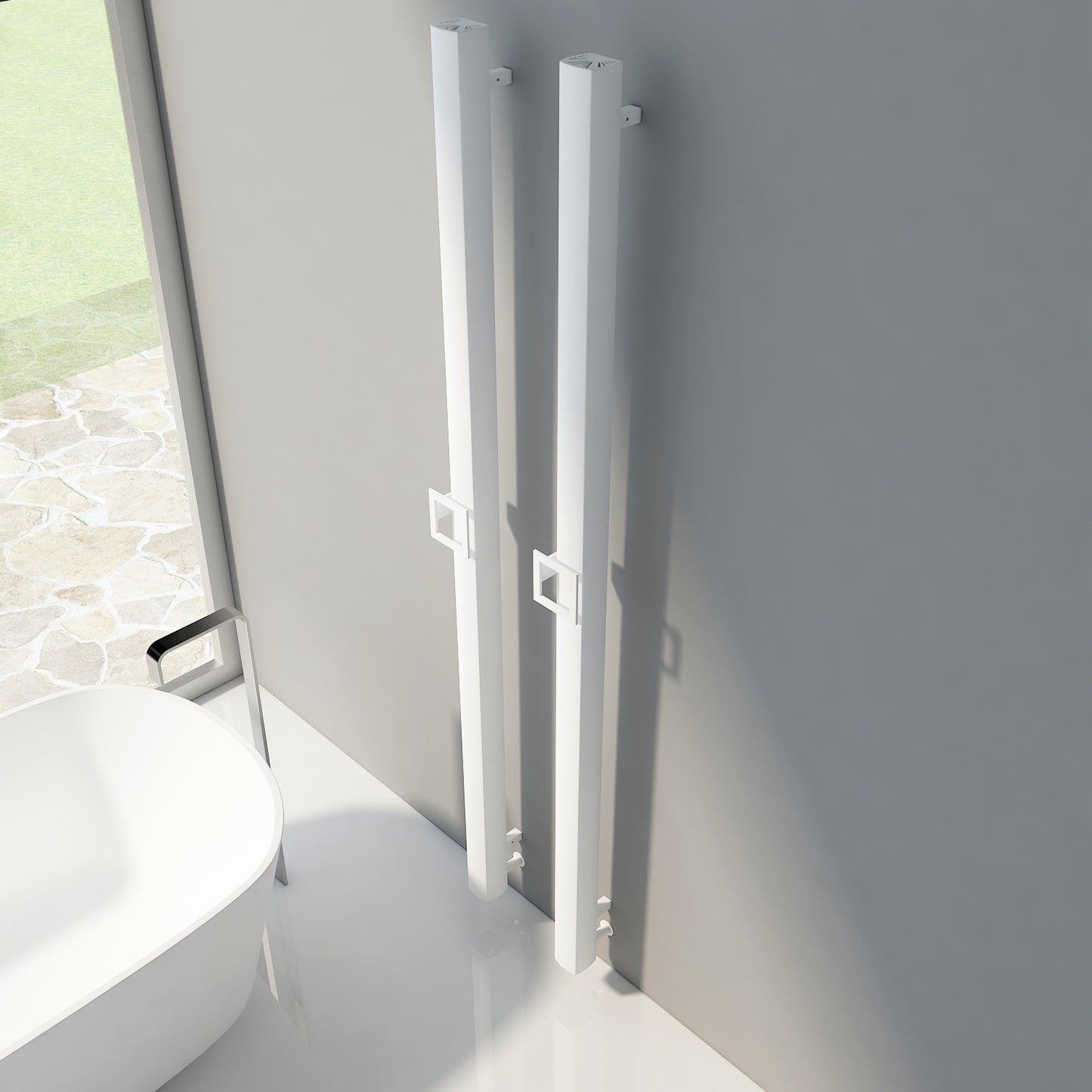 Carisa Vesta Single Electric Aluminium Towel Dryer