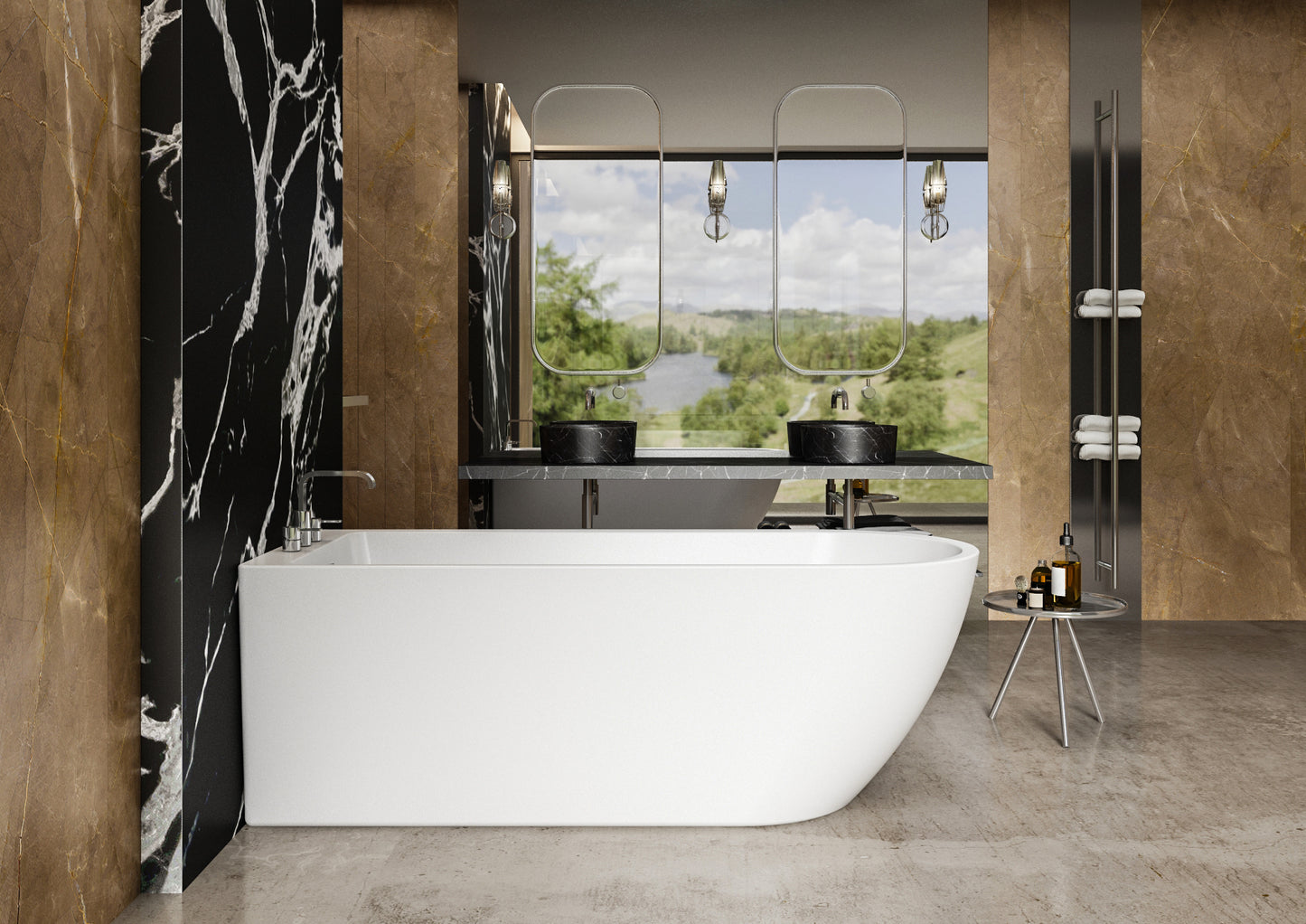 Charlotte Edwards Belgravia - Single Ended Freestanding Bath - Gloss White