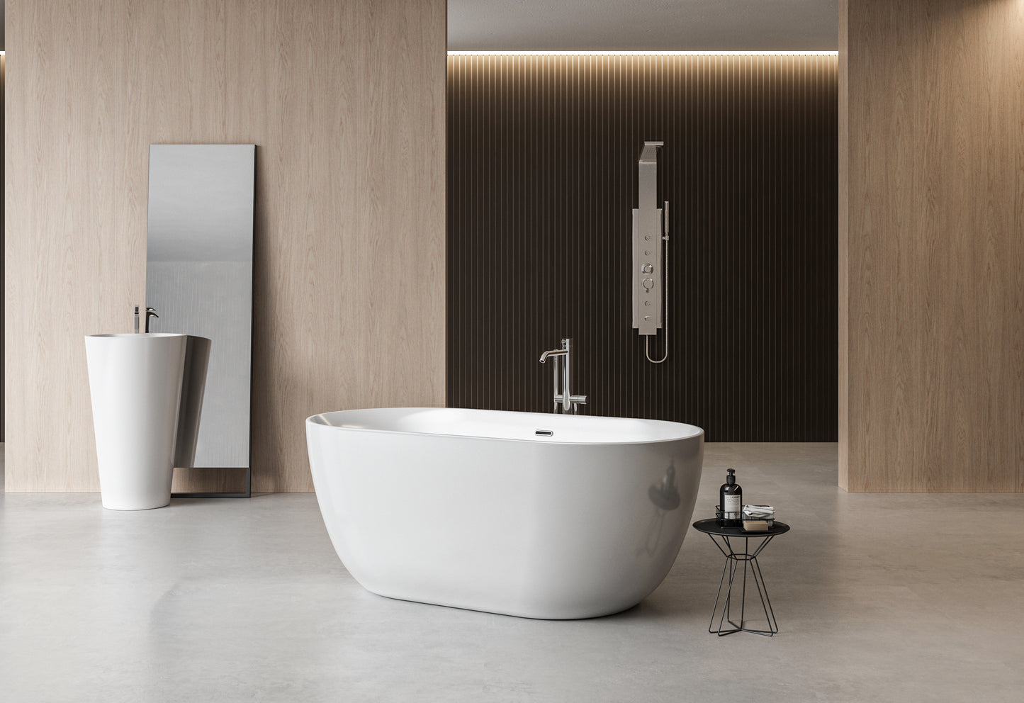 Charlotte Edwards Mayfair Freestanding Bath – Gloss White