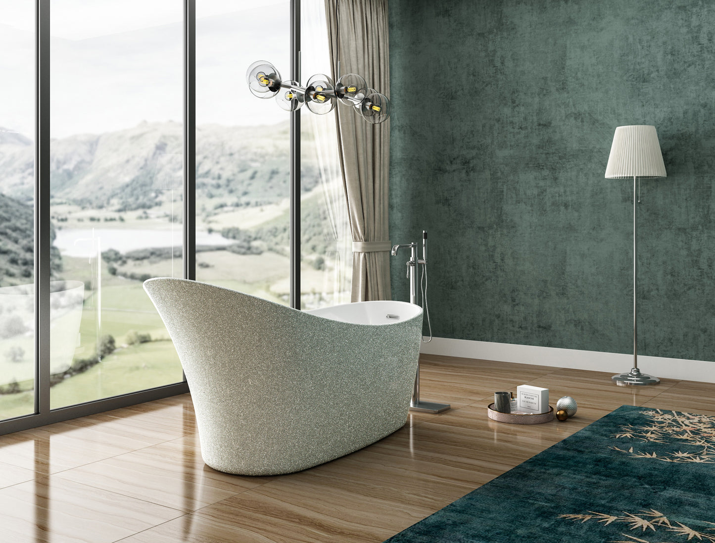 Charlotte Edwards Portobello Freestanding Bath - Gloss White
