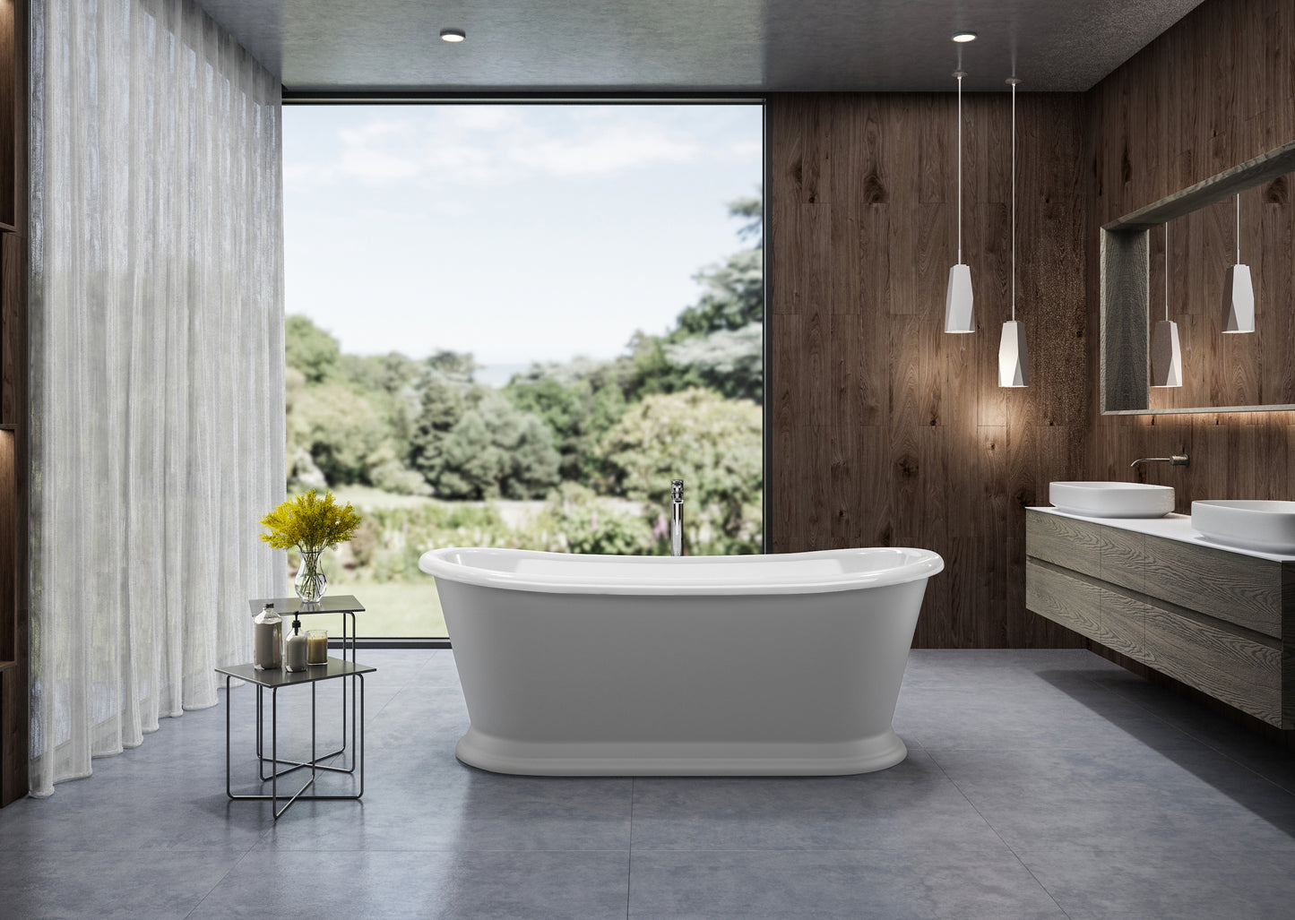 Charlotte Edwards Rosemary Freestanding Bath - Gloss White
