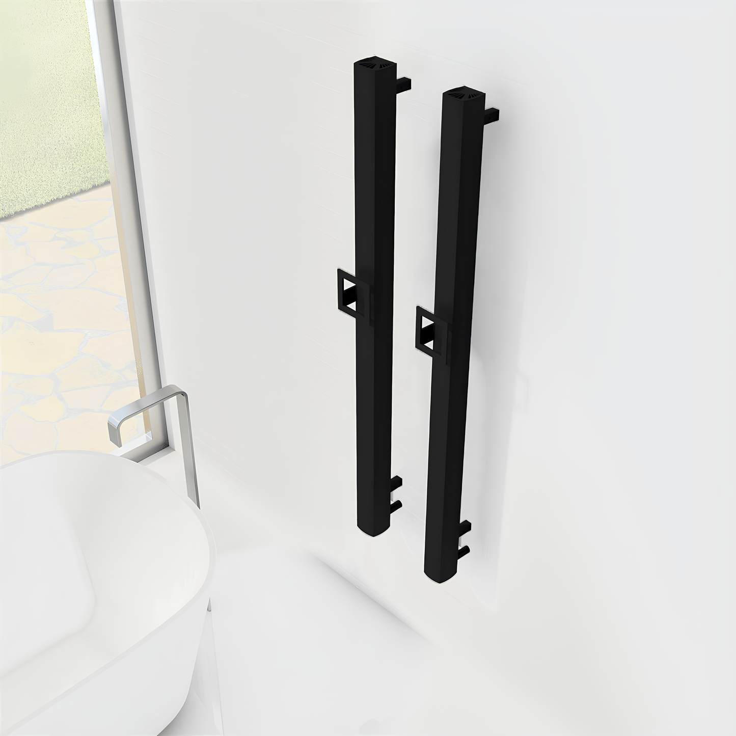 Carisa Vesta Single Electric Aluminium Towel Dryer