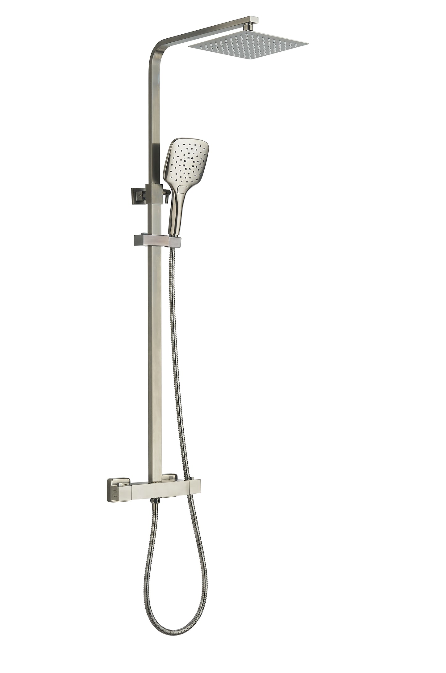 Tailored Bathrooms Menai Premium Square Thermostatic Overhead Shower Kit