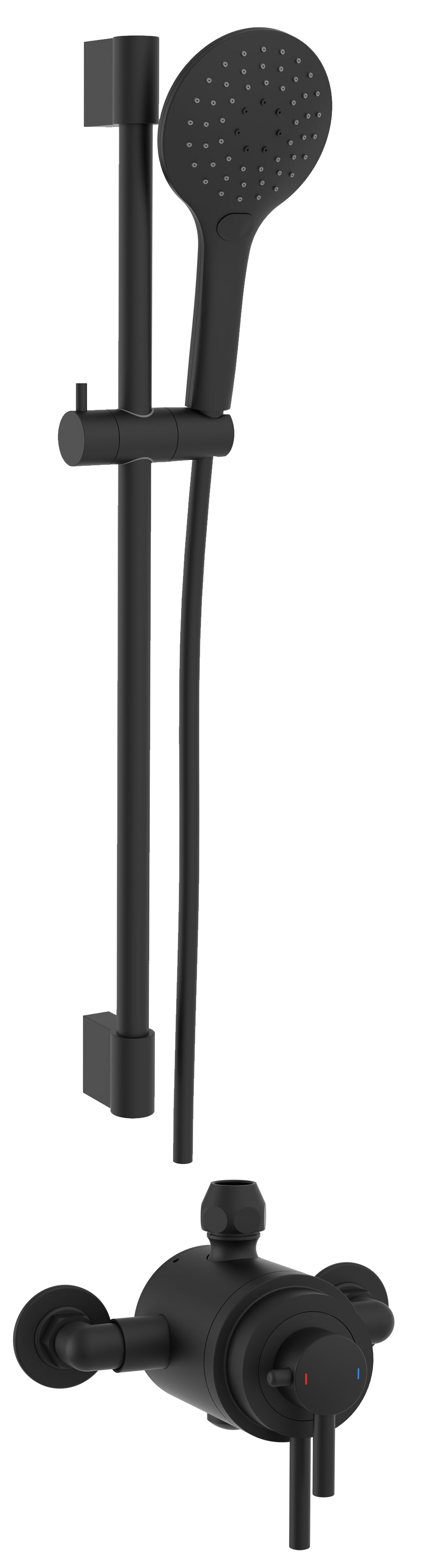 Tailored Bathrooms Conwy Concentric Dual Control Shower Kit – Brushed Brass