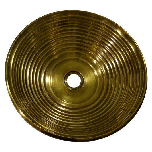 Coppersmith Creations Cast Bronze Sink Round Antique Bronze Finish