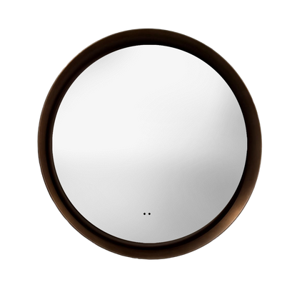 Tailored Bathrooms Orla 800mm LED Mirror with Demister & Colour Change – Brushed Brass / Bronze