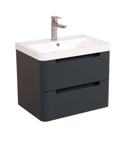 Tailored Bathrooms Monza 600mm Wall Hung Vanity Unity & Basin | Sleek Storage with a Modern Edge