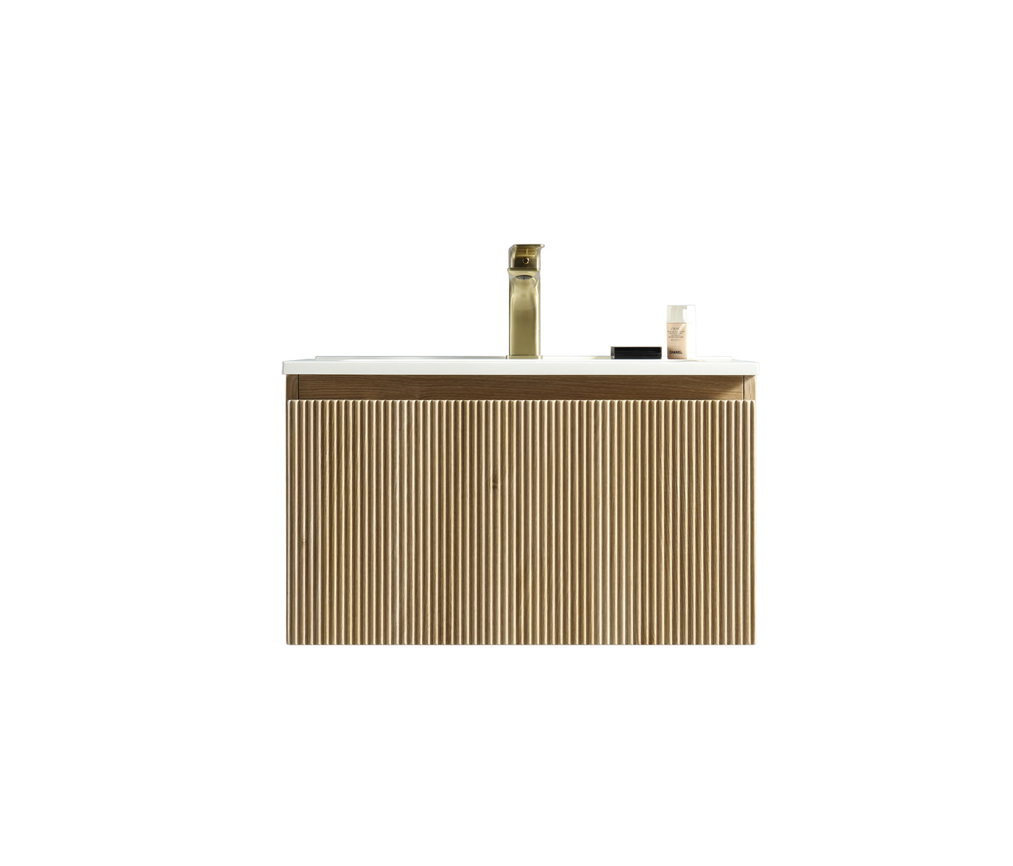 Tailored Bathrooms Flauto 600mm Wall Hung Vanity & Matte Basin