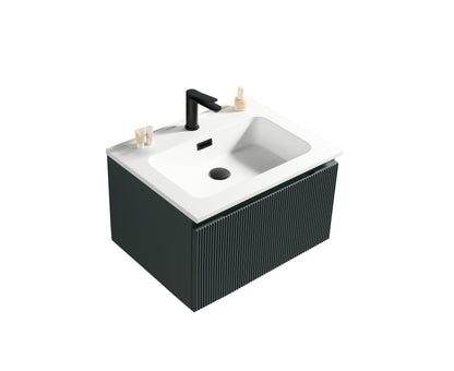Tailored Bathrooms Flauto 600mm Wall Hung Vanity & Matte Basin