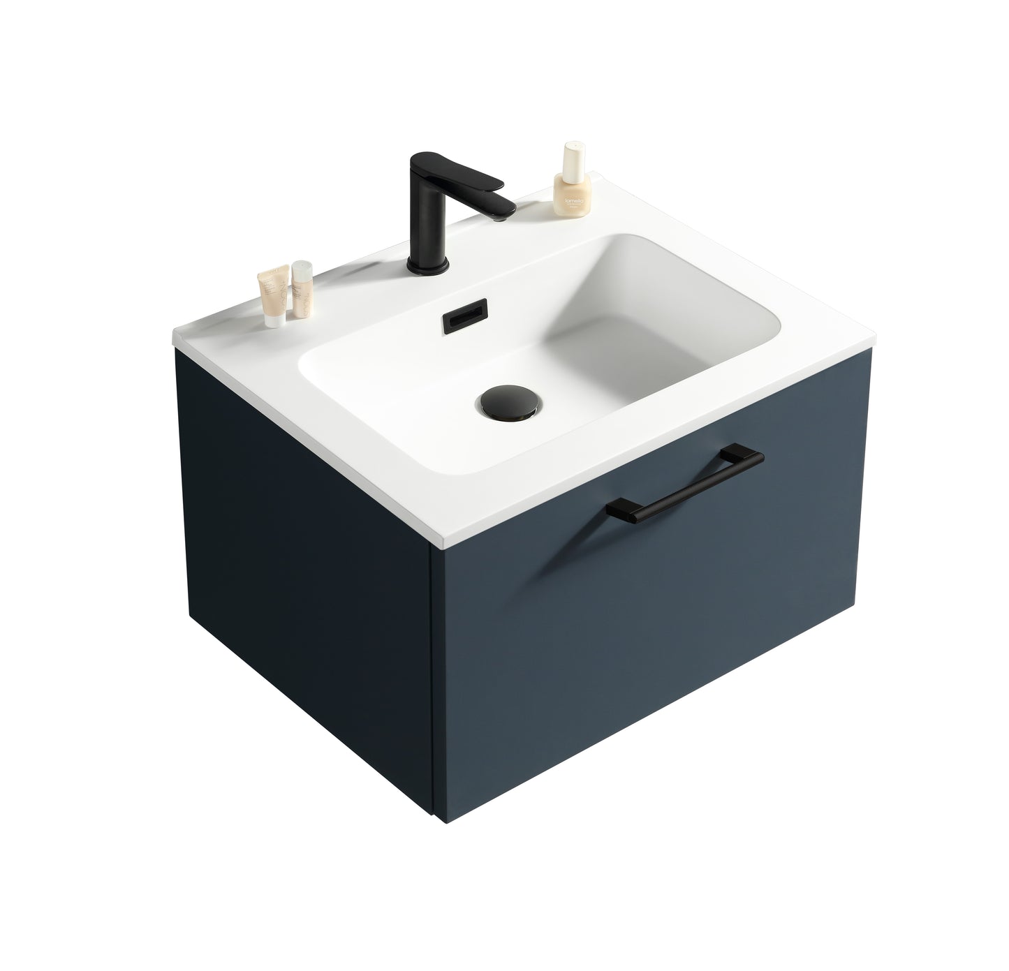 Tailored Bathrooms Piatta 600mm Wall Hung Vanity & Matte Basin – Modern Elegance with Practical Design