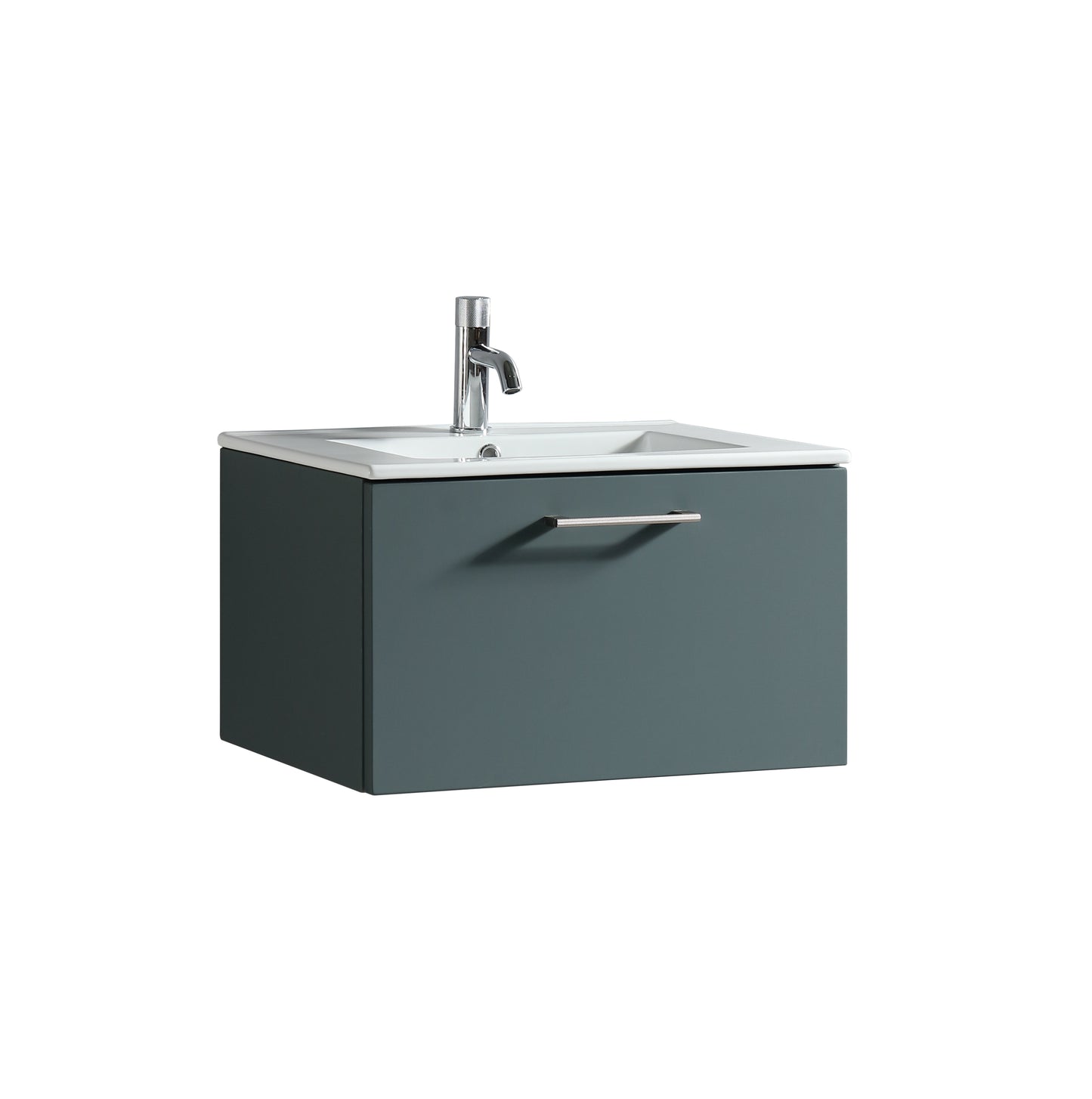 Tailored Bathrooms Piatta 600mm Wall Hung Vanity & Matte Basin – Modern Elegance with Practical Design