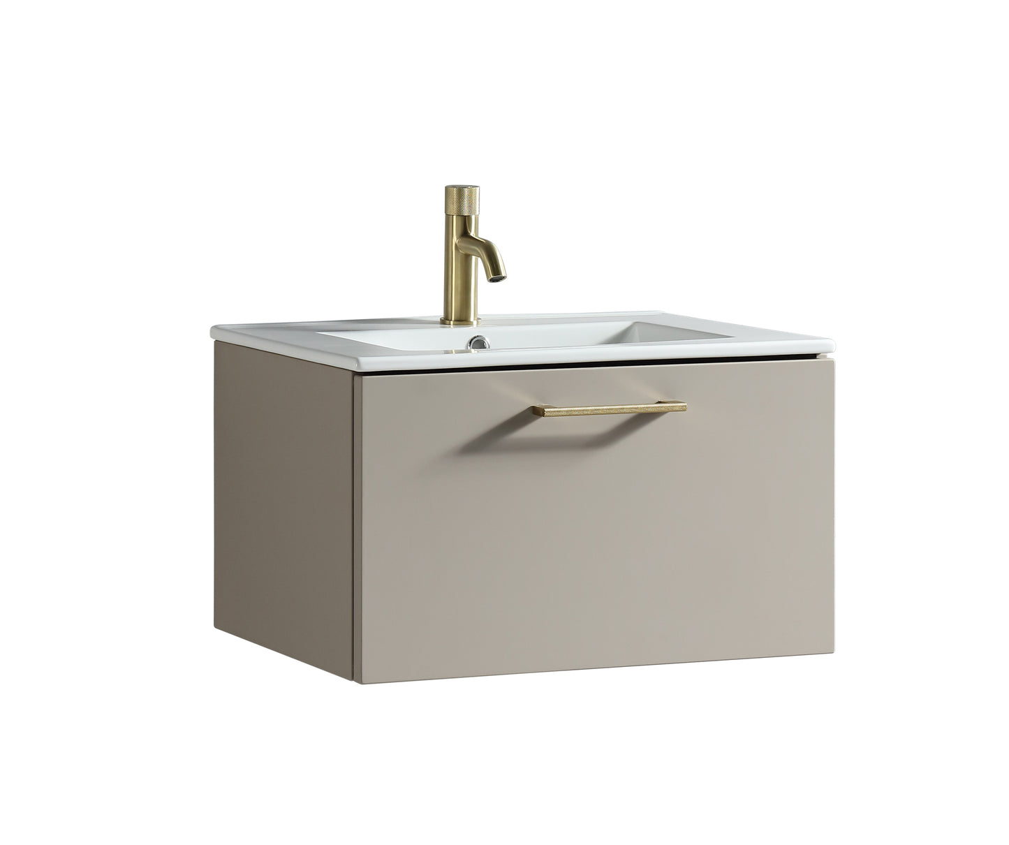 Tailored Bathrooms Piatta 600mm Wall Hung Vanity & Matte Basin – Modern Elegance with Practical Design