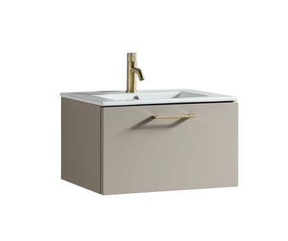 Tailored Bathrooms Piatta 600mm Wall Hung Vanity & Matte Basin – Modern Elegance with Practical Design