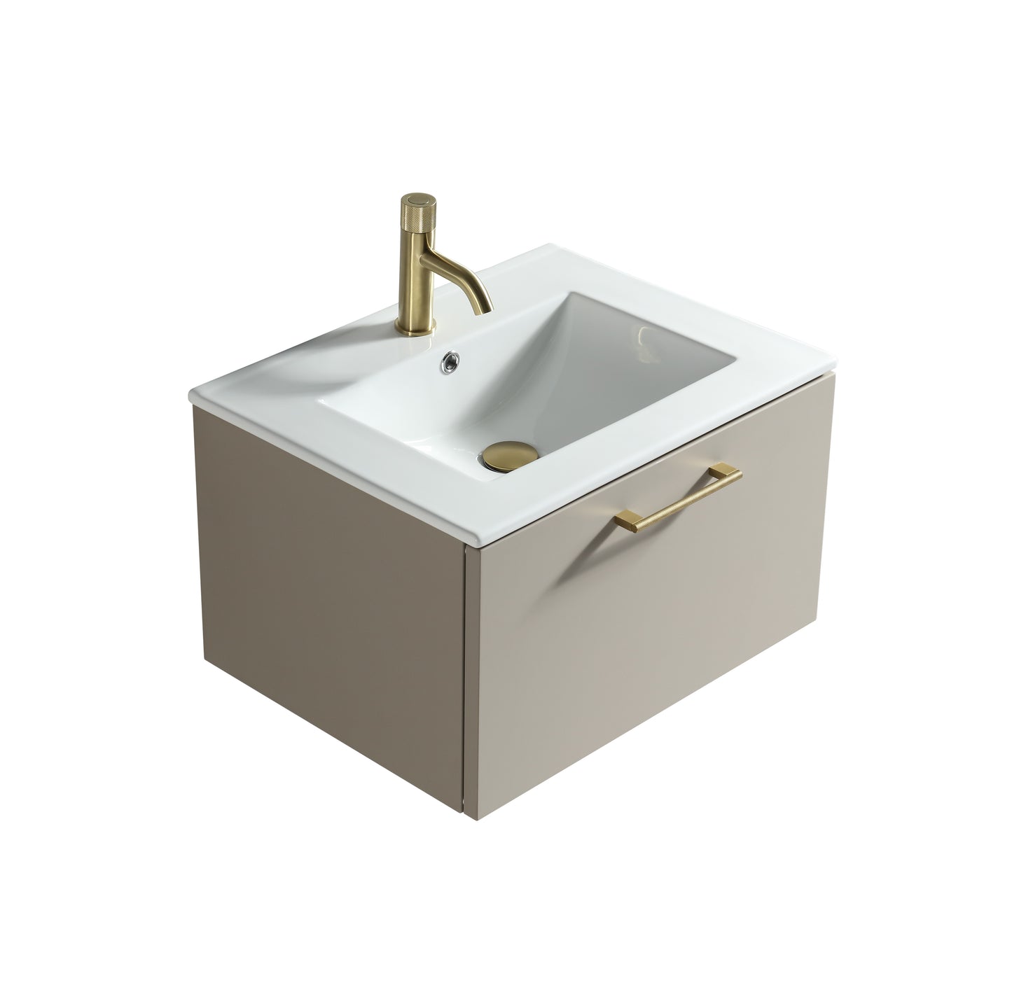 Tailored Bathrooms Piatta 600mm Wall Hung Vanity & Matte Basin – Modern Elegance with Practical Design