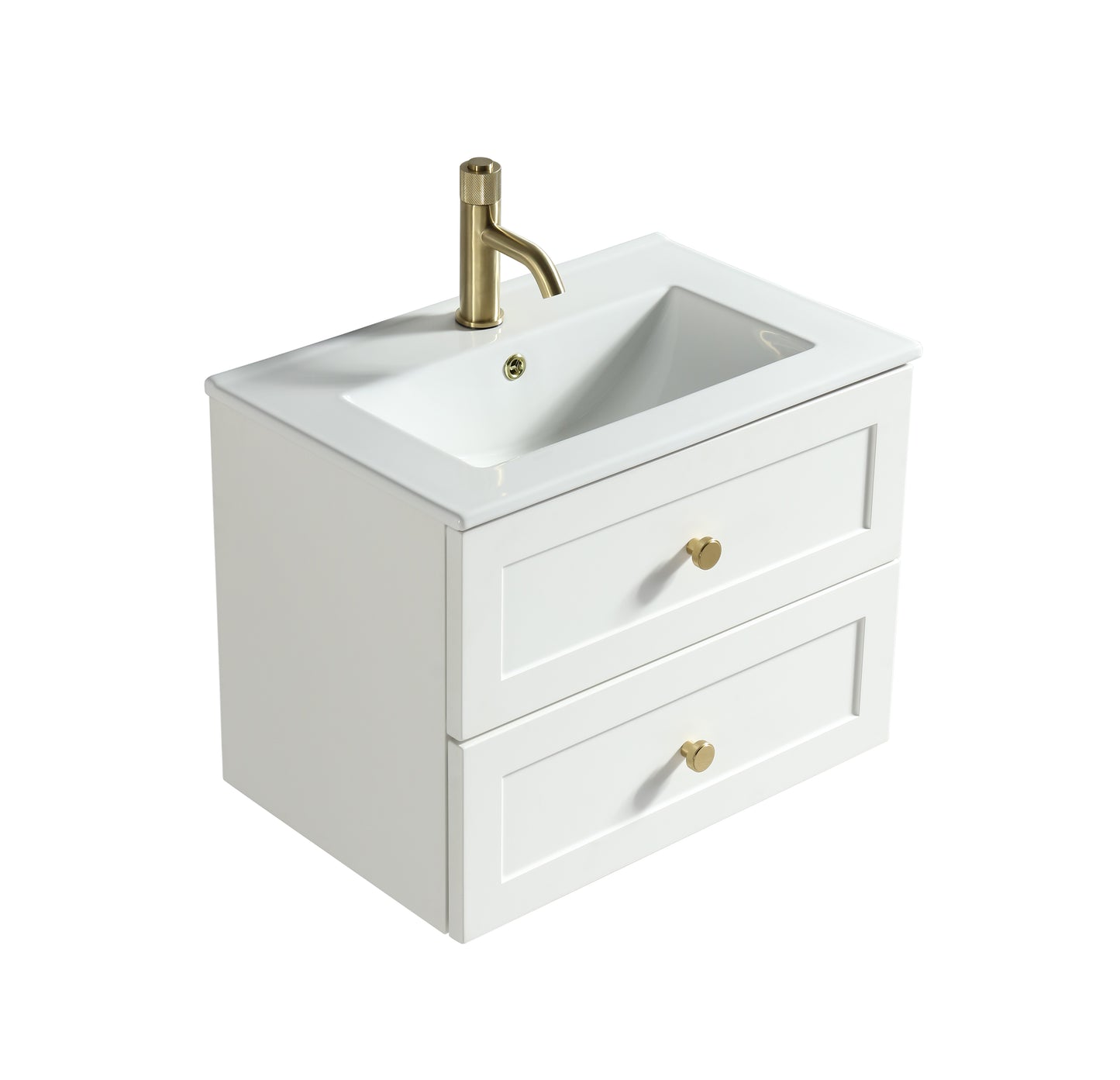 Tailored Bathrooms Bakewell 600mm Wall Hung Vanity Unit & Basin