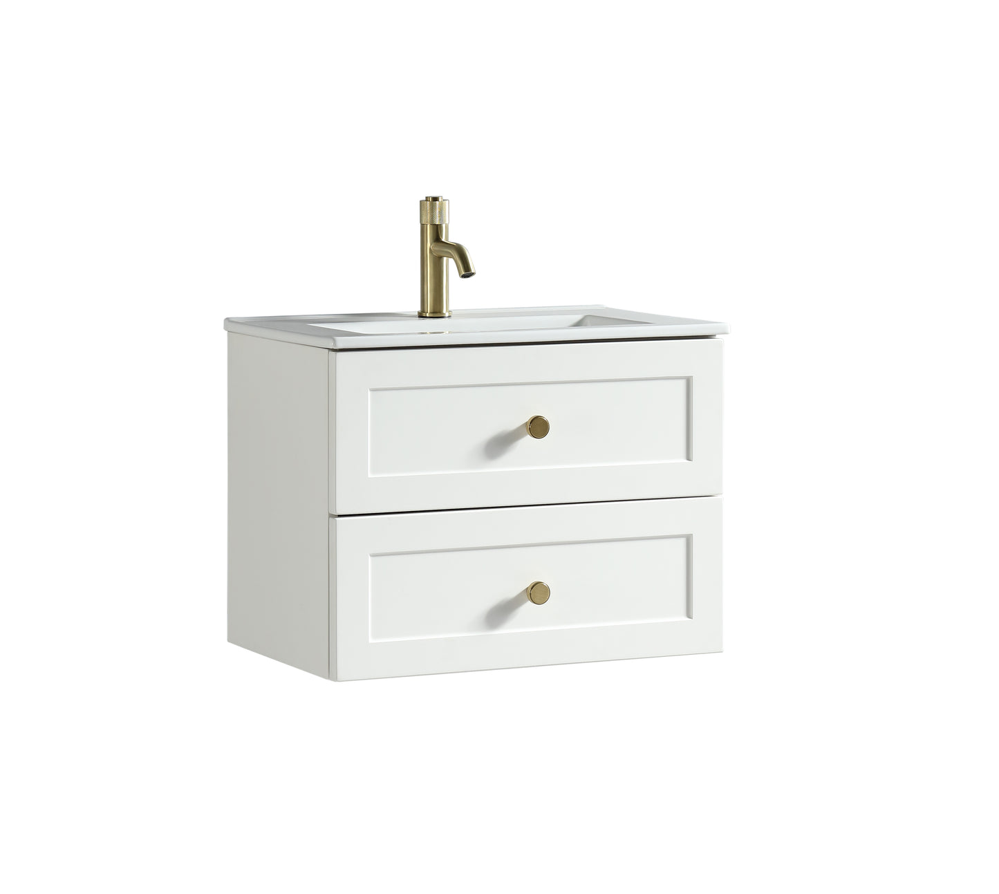 Tailored Bathrooms Bakewell 600mm Wall Hung Vanity Unit & Basin