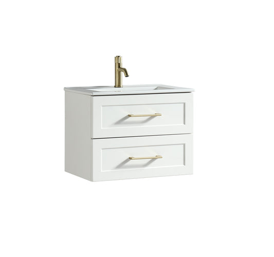 Tailored Bathrooms Bakewell 600mm Wall Hung Vanity Unit & Basin