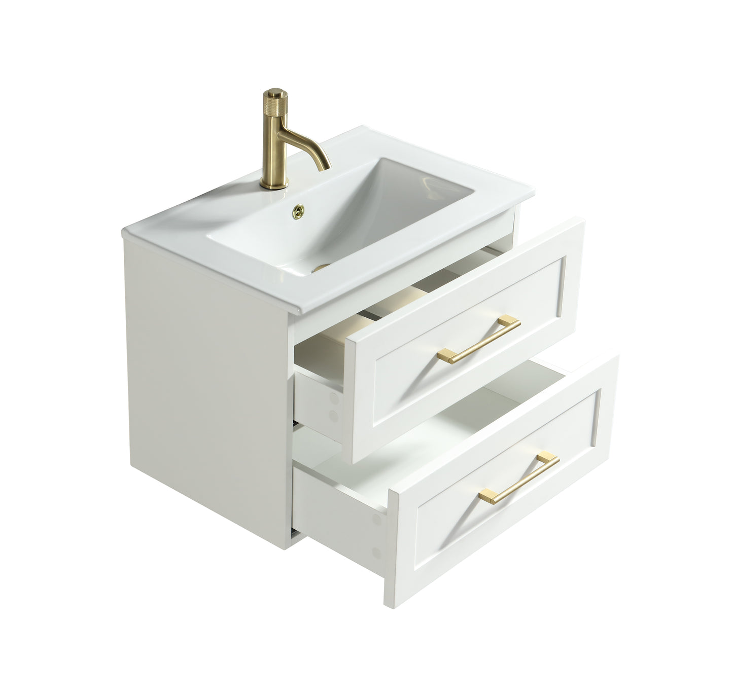 Tailored Bathrooms Bakewell 600mm Wall Hung Vanity Unit & Basin