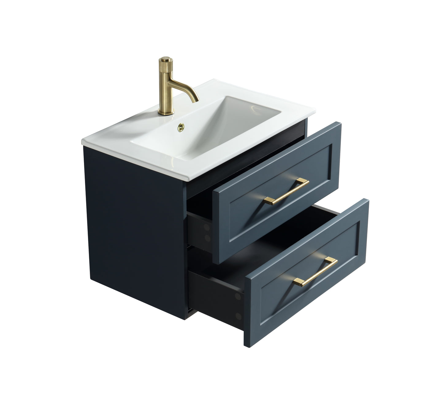 Tailored Bathrooms Bakewell 600mm Wall Hung Vanity Unit & Basin