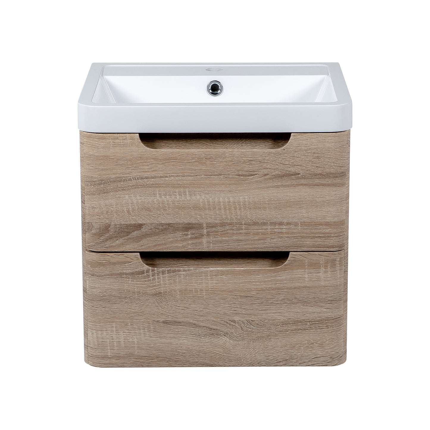 Tailored Bathrooms Monza 500mm Wall Hung Vanity Unit & Basin – Compact Bathroom Furniture