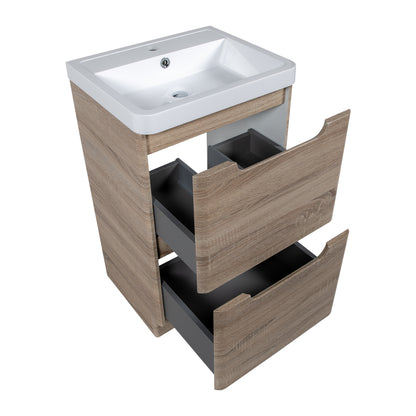 Tailored Bathrooms Monza 500mm Vanity & Basin | Floor Standing